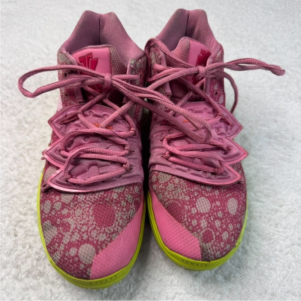 Nike Kyrie Irving 5 Basketball Shoes Kids 5.5Y Pink Patrick Star Spongebob - Picture 5 of 12